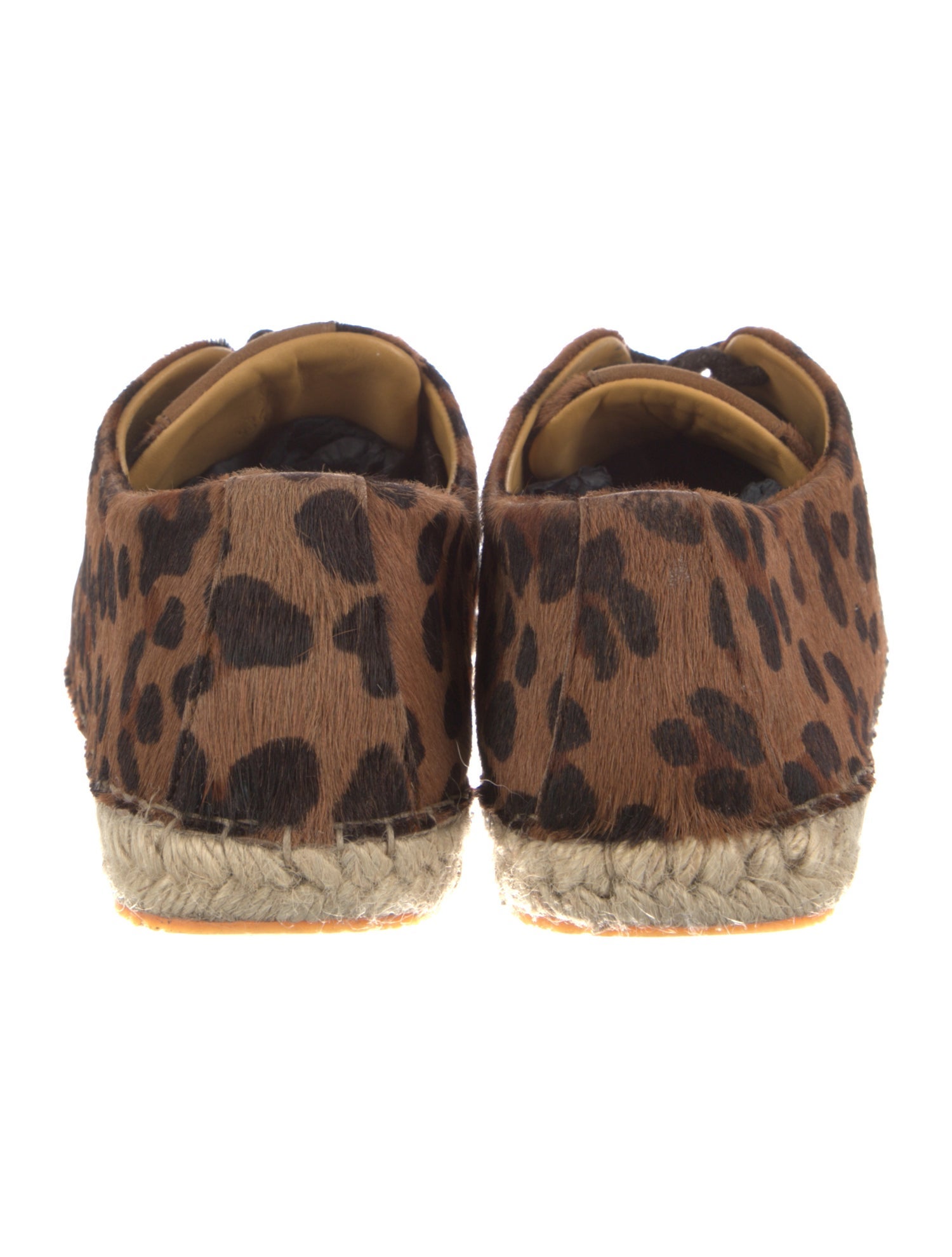 Sézane Ponyhair Animal Print Espadrille Sneakers